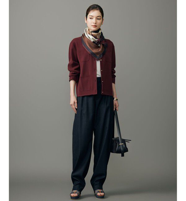 自由区「レーヨンストレッチ カーディガン」|カーディガン|