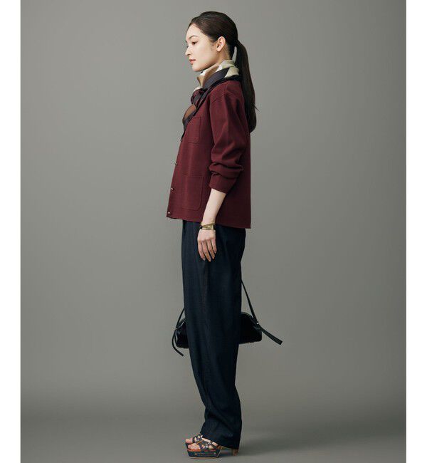 自由区「レーヨンストレッチ カーディガン」|カーディガン|