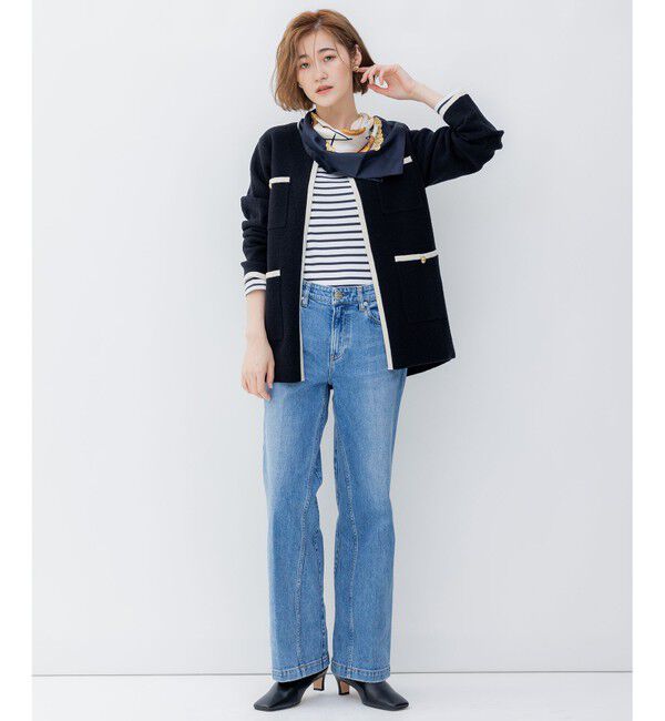 23区「【洗える】Armor-lux スムース ボーダー カットソー」|Tシャツ・カットソー|