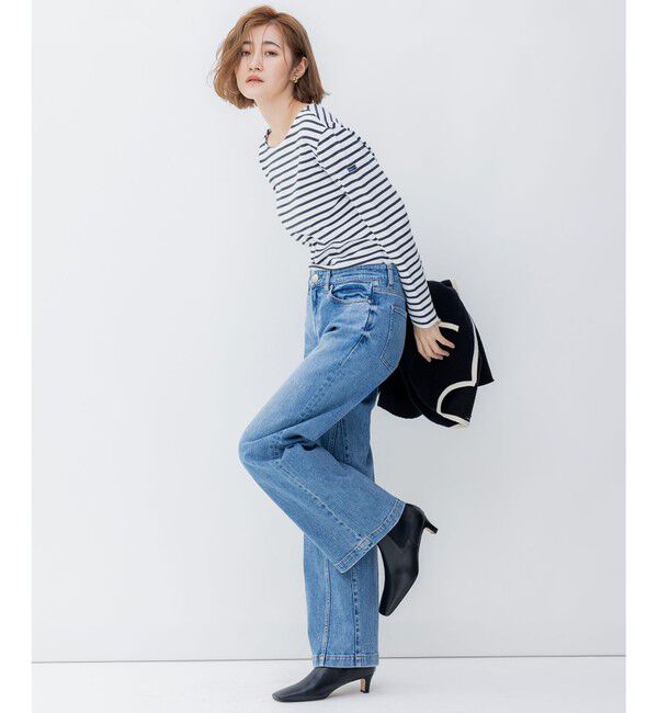 23区「【洗える】Armor-lux スムース ボーダー カットソー」|Tシャツ・カットソー|