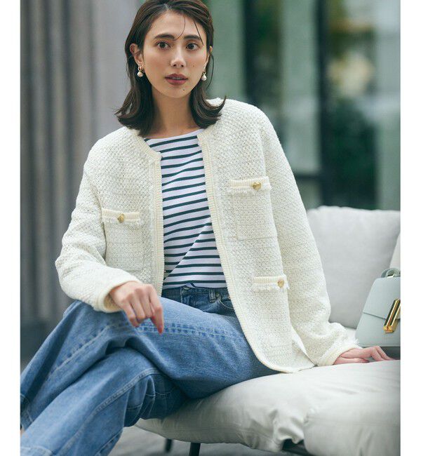 23区「【洗える】Armor-lux スムース ボーダー カットソー」|Tシャツ・カットソー|