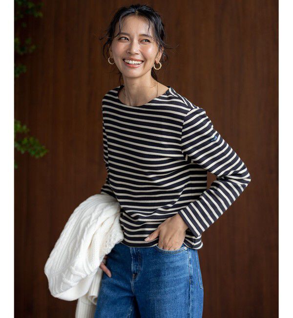 23区「【洗える】Armor-lux スムース ボーダー カットソー」|Tシャツ・カットソー|