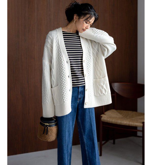 23区「【洗える】Armor-lux スムース ボーダー カットソー」|Tシャツ・カットソー|