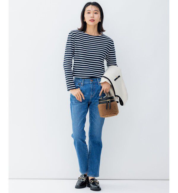 23区「【洗える】Armor-lux スムース ボーダー カットソー」|Tシャツ・カットソー|