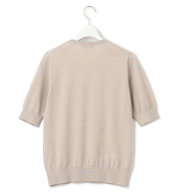 23区「【洗える/アンサンブル対応】サステナブルウール 半袖 ニット」|カーディガン|