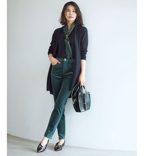 23区「【洗える/アンサンブル対応】サステナブルウール 半袖 ニット」|カーディガン|