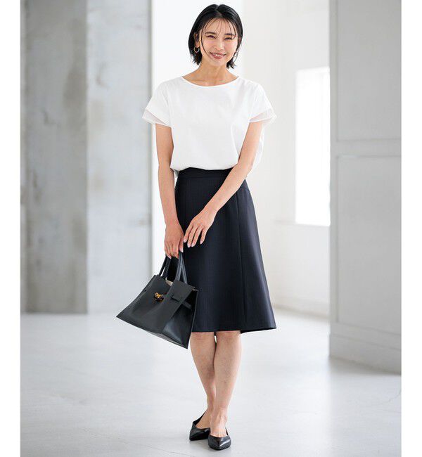 23区「【セットアップ対応/新色追加】ラフィーネウール フレアスカート」|スカート|
