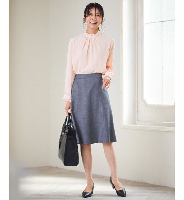 23区「【セットアップ対応/新色追加】ラフィーネウール フレアスカート」|スカート|