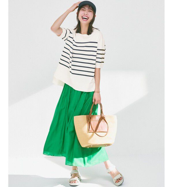 23区「【Oggi3月号掲載】デニム ロゴ キャップ」|キャップ・キャスケット|