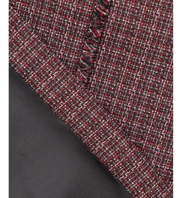 23区「【洗える】ツイーディーカラーミックス ハーフスリーブ ブラウス」|シャツ・ブラウス|