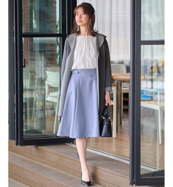 any SiS「【AIコラボ】サイドボタンフレア スカート」|スカート|