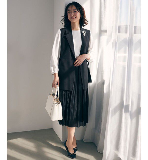 any SiS「【洗える】シャイニープリーツ スカート」|スカート|