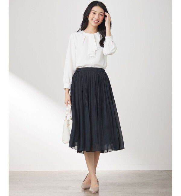 any SiS「【洗える】シャイニープリーツ スカート」|スカート|