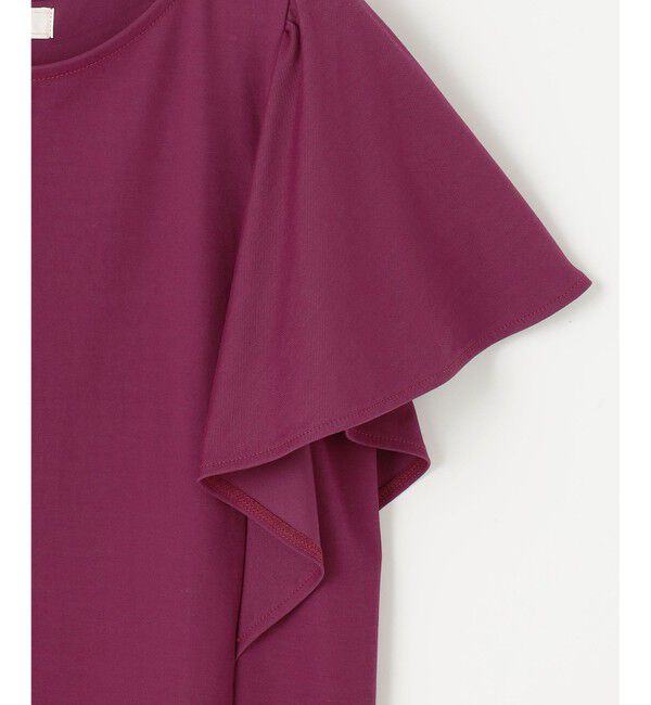 ANY SIS「【洗える】フリルスリーブ カットソー」|Tシャツ・カットソー|