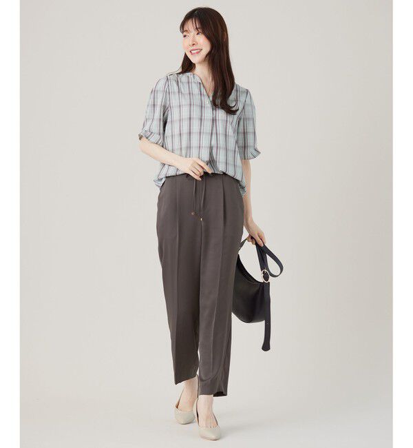 any SiS「【洗える】サテンドロストイージー パンツ」|その他|