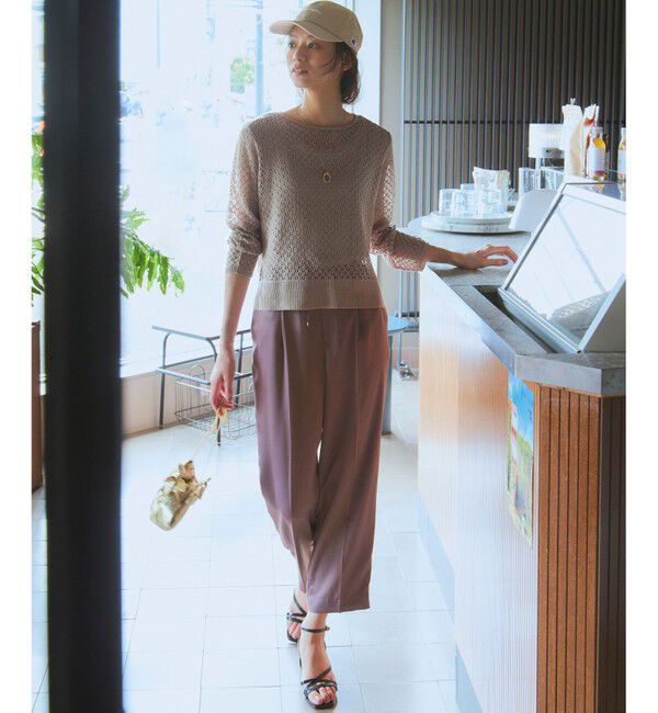 any SiS「【洗える】サテンドロストイージー パンツ」|その他|