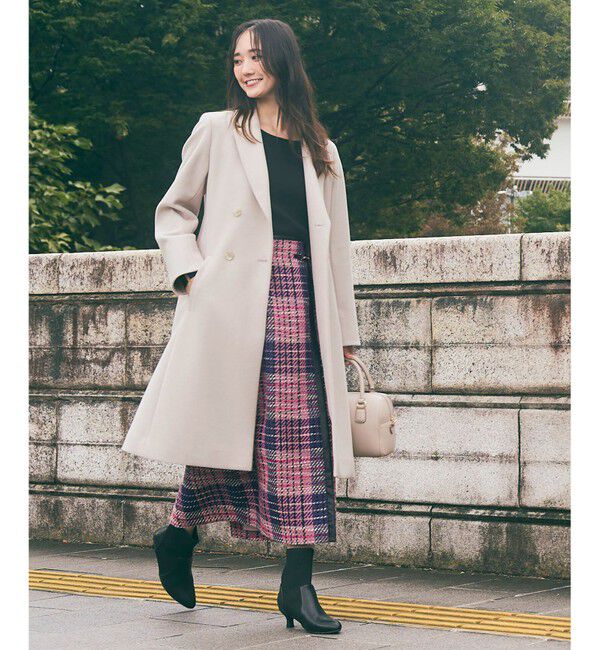 any SiS「ウールライクノーブルチェスター コート」|チェスターコート|