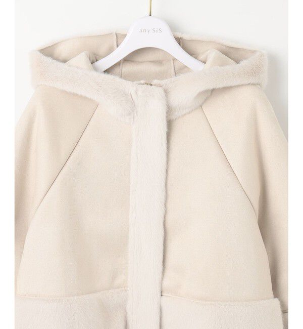 any SiS「Luxuryフェイクムートン コート」|ミリタリー・モッズコート|