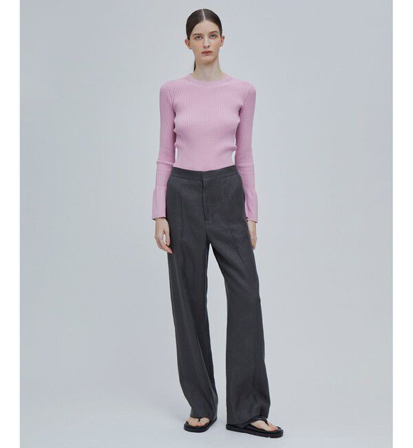 BEIGE,「HANNA / リブニットトップス」|ニット・セーター|