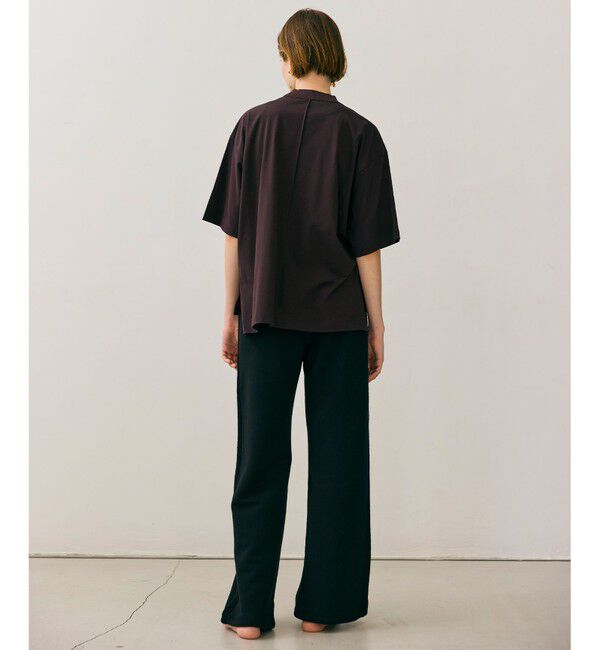 BEIGE,「【BEIGE,ecru/WEB限定・洗える】JERSEY STITCH / コットンハーフスリーブトップス」|Tシャツ・カットソー|