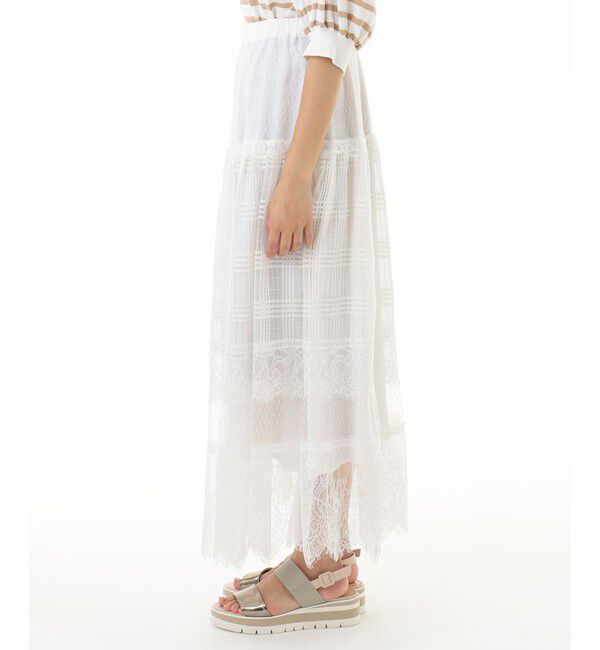 Grace Class「レース切替メッシュスカート」|スカート|