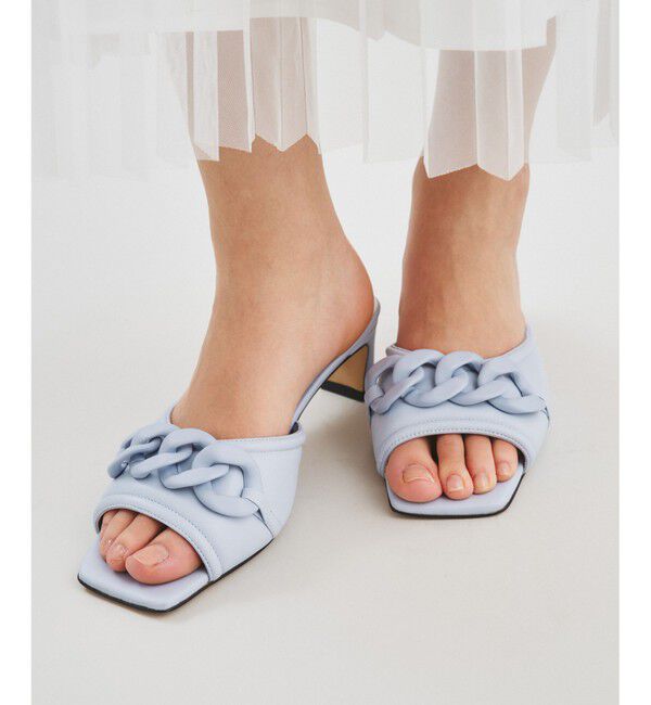 Diagram「チェーンヒールサンダル」|サンダル|サックス