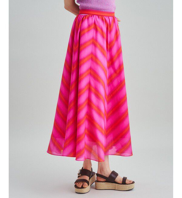 GRACE CONTINENTAL「タイダイプリントロングスカート」|スカート|