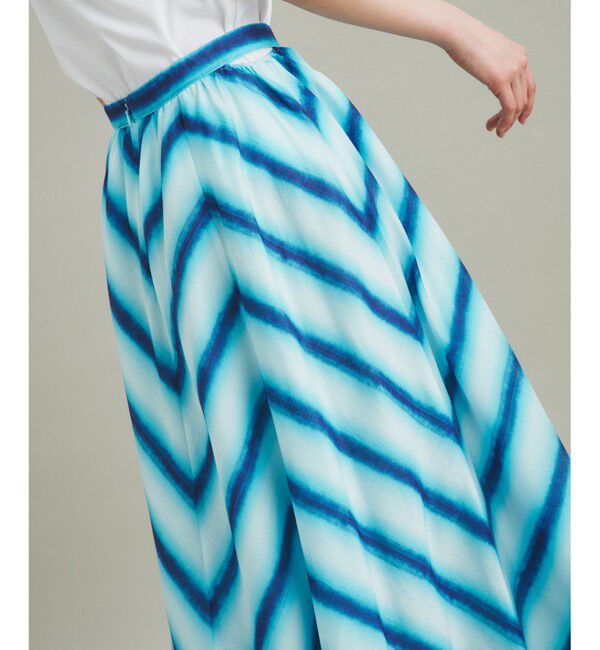 GRACE CONTINENTAL「タイダイプリントロングスカート」|スカート|