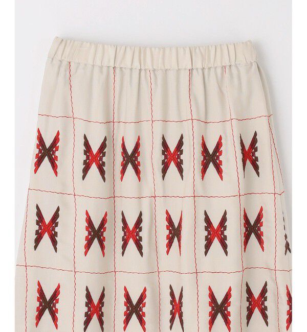 GRACE CONTINENTAL「キカ刺繍ロングスカート」|スカート|