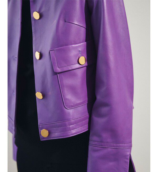 Grace Class「ラムレザーショートジャケット」|ライダースジャケット|