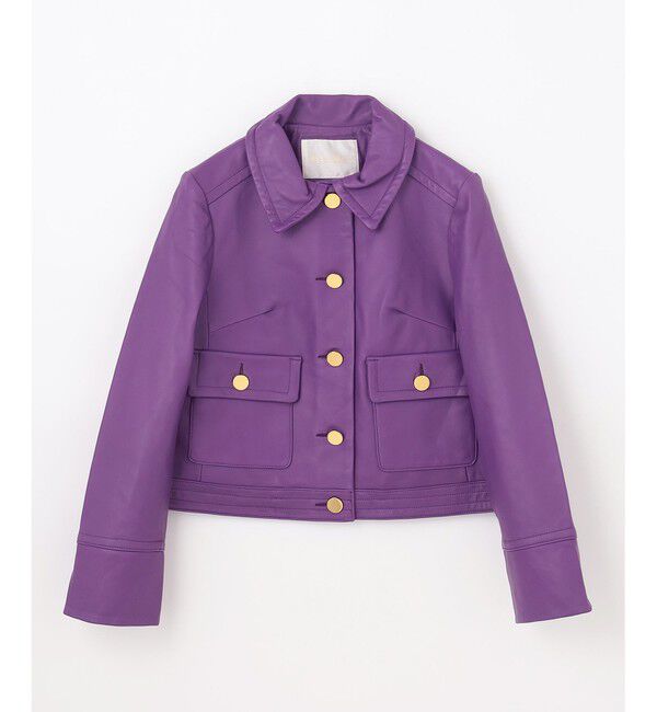 Grace Class「ラムレザーショートジャケット」|ライダースジャケット|