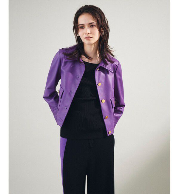 Grace Class「ラムレザーショートジャケット」|ライダースジャケット|