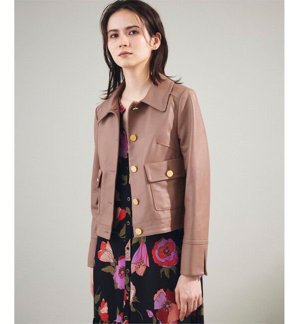 Grace Class「ラムレザーショートジャケット」|ライダースジャケット|