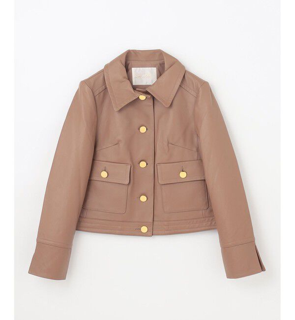 Grace Class「ラムレザーショートジャケット」|ライダースジャケット|