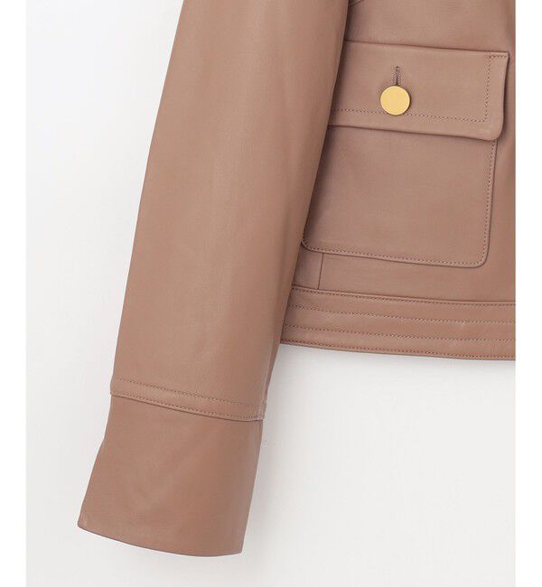 Grace Class「ラムレザーショートジャケット」|ライダースジャケット|