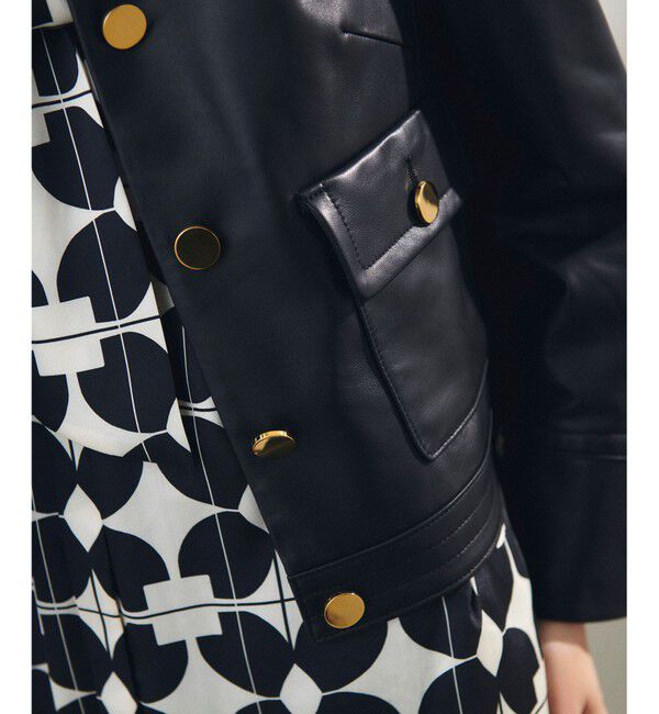 Grace Class「ラムレザーショートジャケット」|ライダースジャケット|