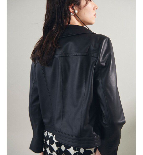 Grace Class「ラムレザーショートジャケット」|ライダースジャケット|
