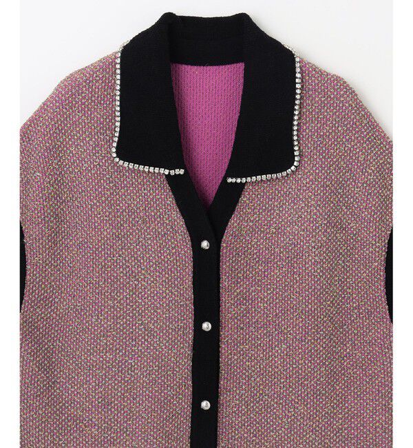 GRACE CONTINENTAL「ツイード2wayカーディガン」|カーディガン|