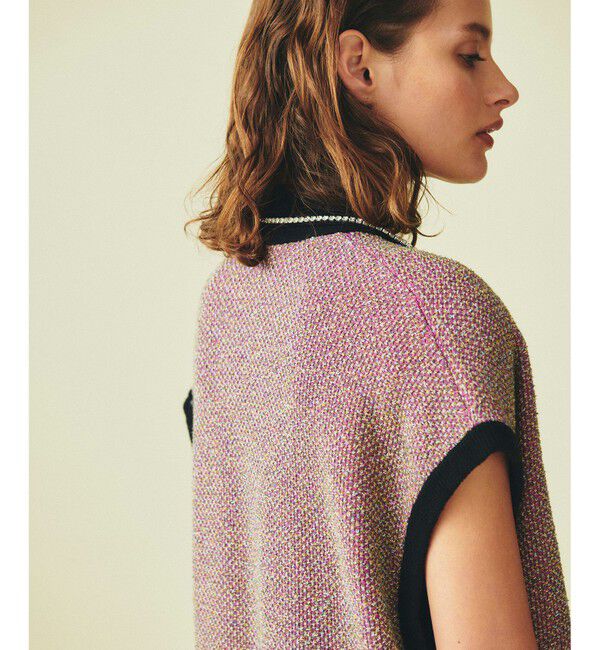 GRACE CONTINENTAL「ツイード2wayカーディガン」|カーディガン|