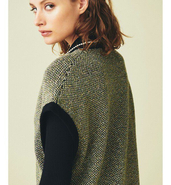 GRACE CONTINENTAL「ツイード2wayカーディガン」|カーディガン|