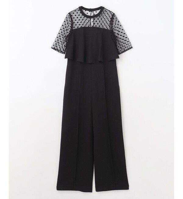 Grace Class「ドットチュールサロペット」|オールインワン|