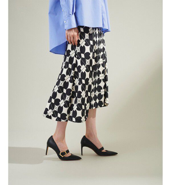 Grace Class「キカフラワースカート」|スカート|ブラック