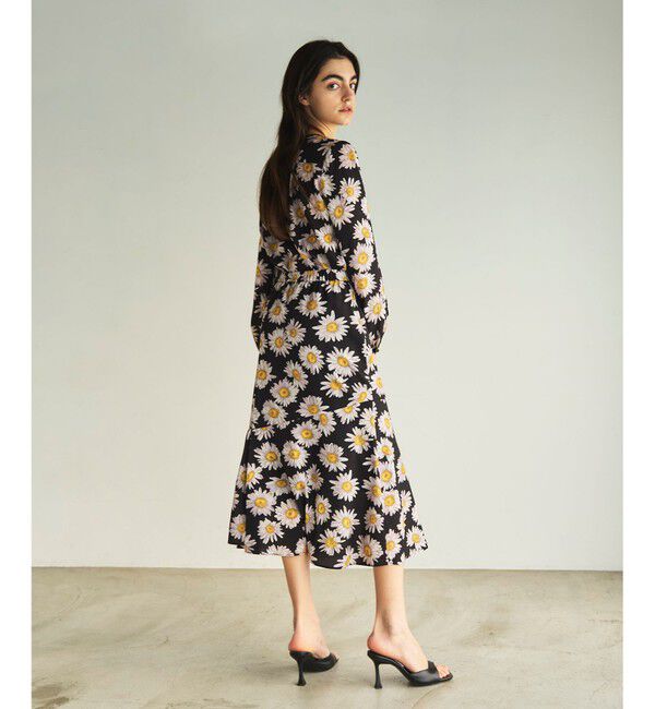 GRACE CONTINENTAL「マーガレットフラワープリントスカート」|スカート|