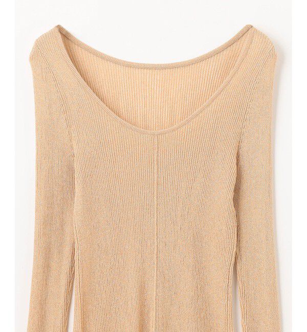 Grace Class「ラメシアーリブニットトップ」|ニット・セーター|