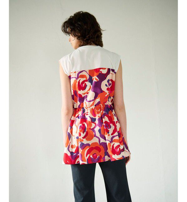 GRACE CONTINENTAL「ペイントカラープリントトップ」|Tシャツ・カットソー|