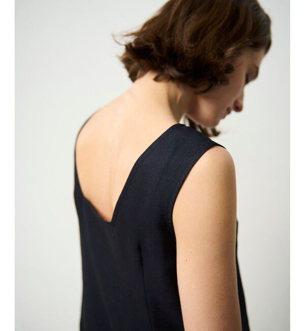 Grace Class「リネンタッチ配色ワンピース」|ワンピース|