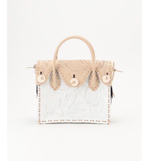 Carving Tribes「BI MaestraS-ca」|ハンドバッグ|ベージュ