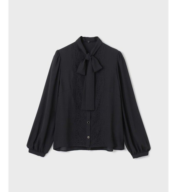 GRACE CONTINENTAL「レース付ブラウス」|シャツ・ブラウス|