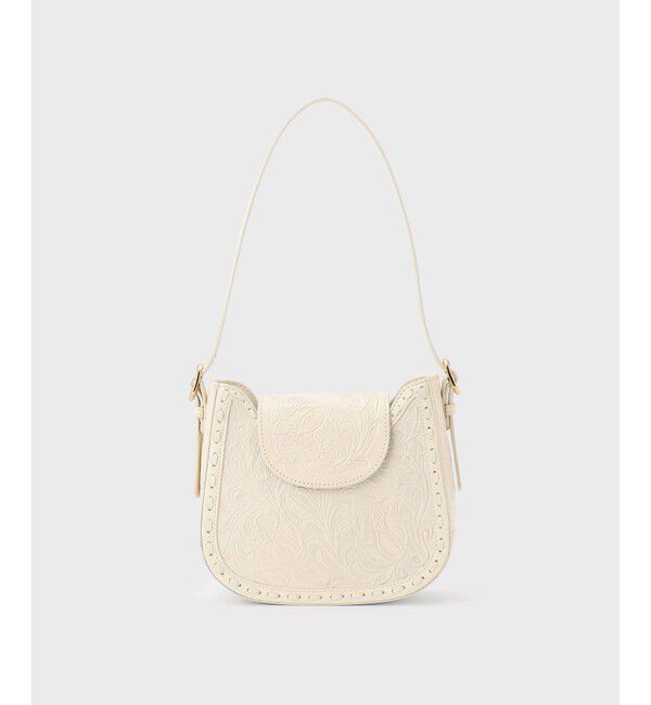 Carving Tribes「Flap CurvyBag」|ハンドバッグ|エクリュ