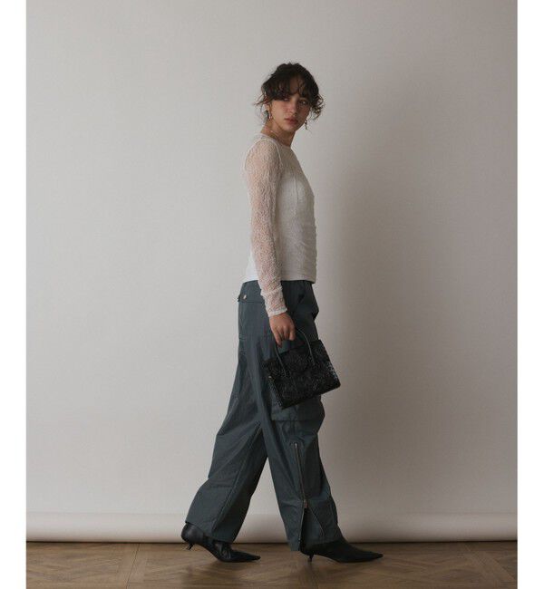 GRACE CONTINENTAL「ナイロンジップカーゴパンツ」|その他|